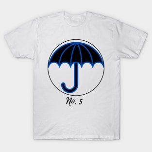 Number Five Hargreeves umbrella T-Shirt